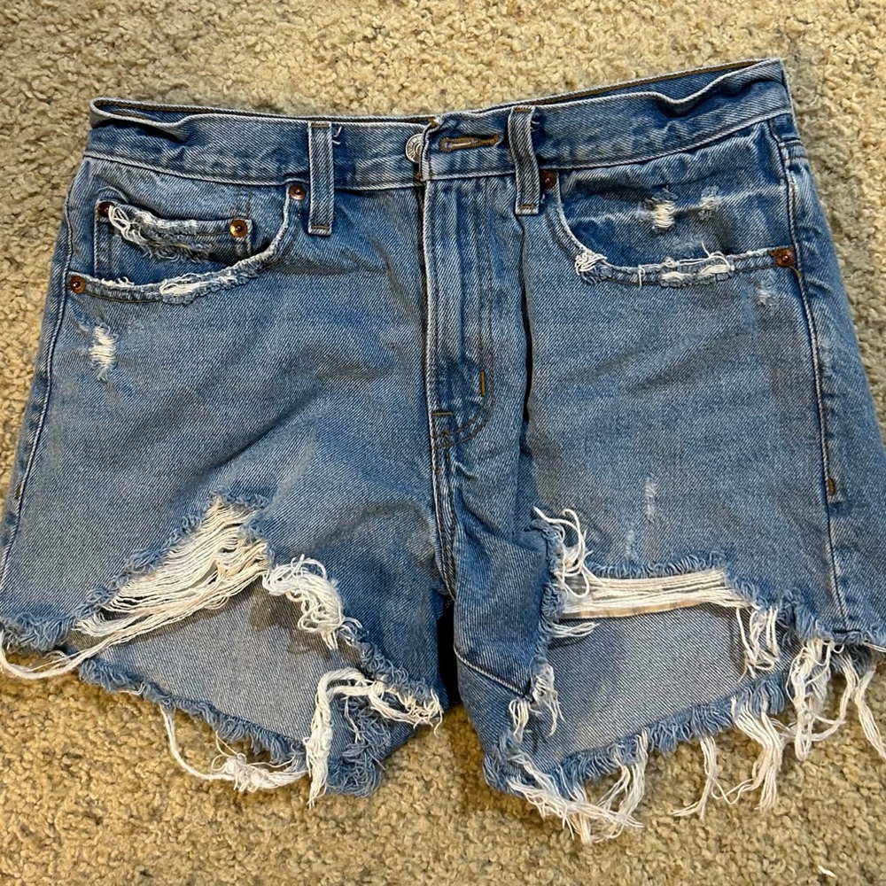 Abercrombie and fitch denim shorts